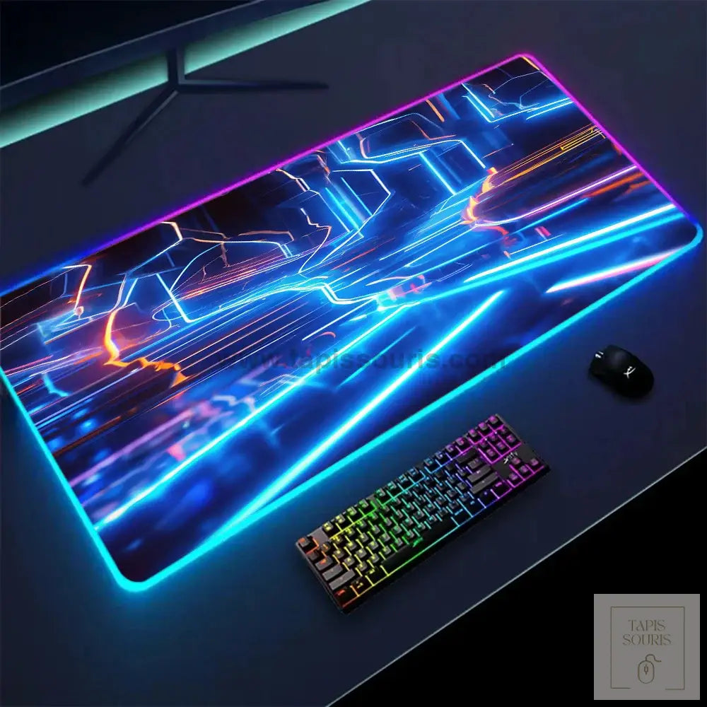 Tapis de Souris XXL RGB - 10 / 35x25cm x 3mm - Petite taille