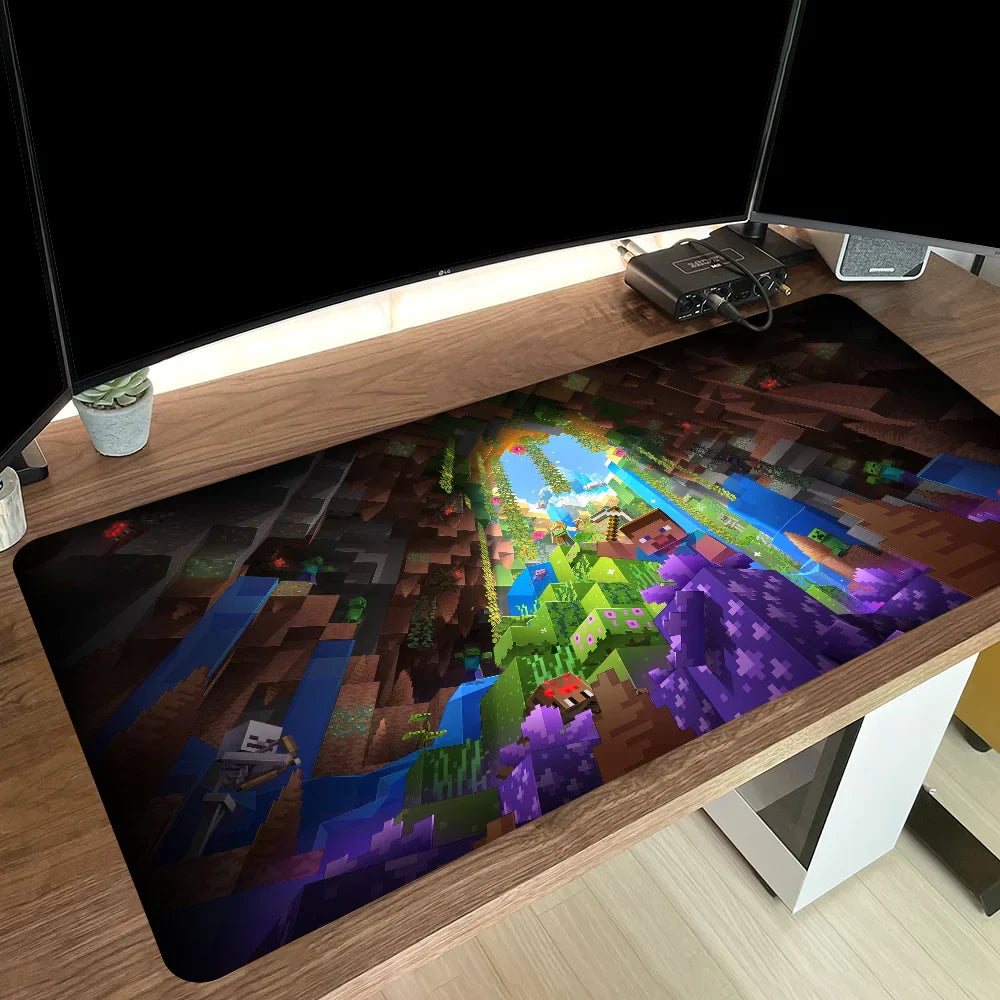 tapis de souris minecraft