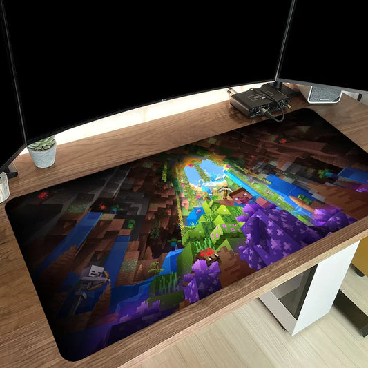 tapis de souris minecraft
