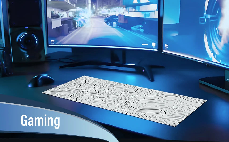 Tapis de Souris XXL Bleu et Ciel - Tapis Souris