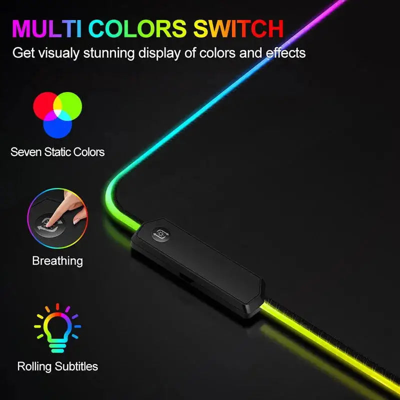 Tapis de Souris RGB Personnalisé