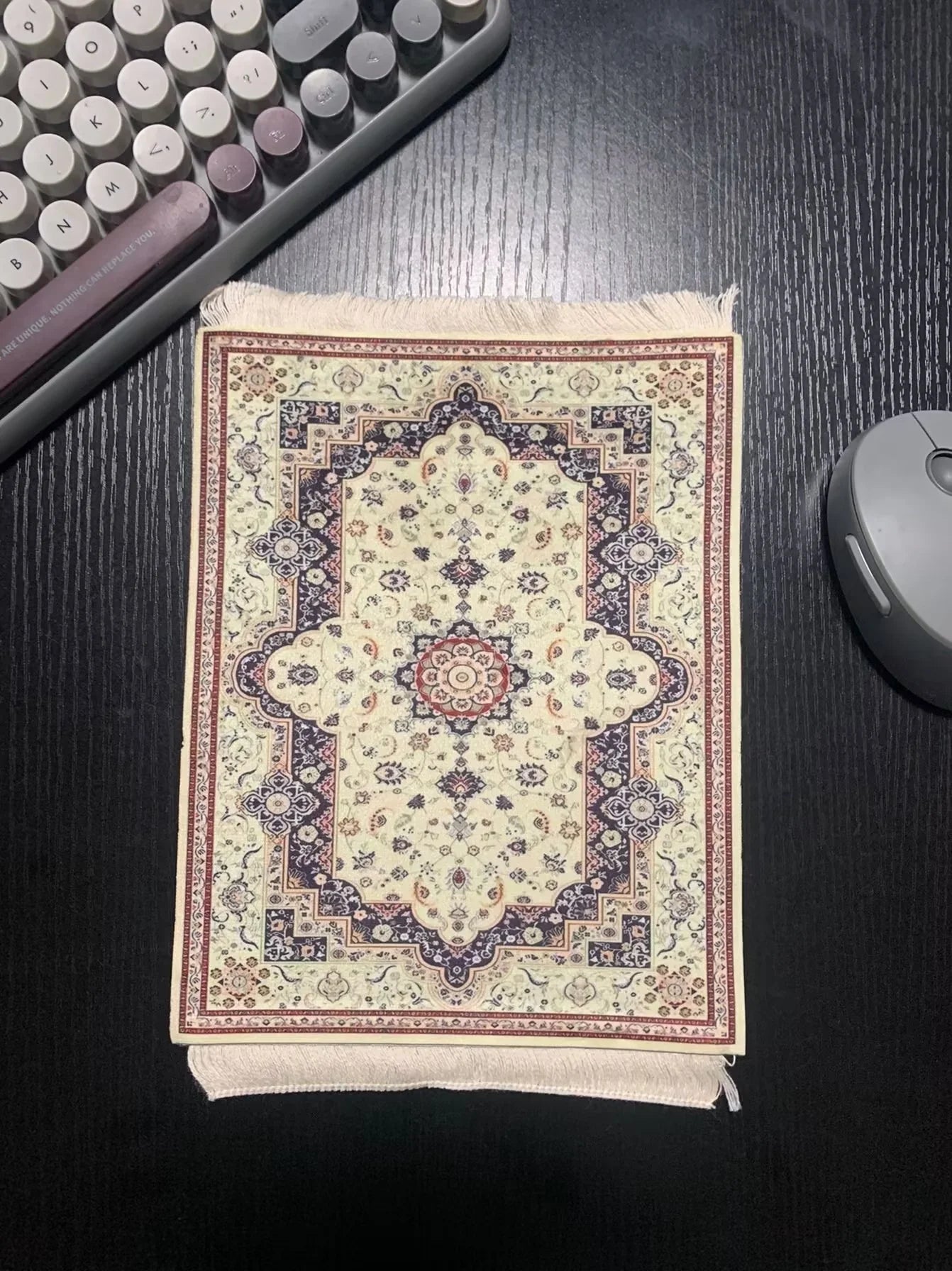 Tapis de Souris Persan blanc