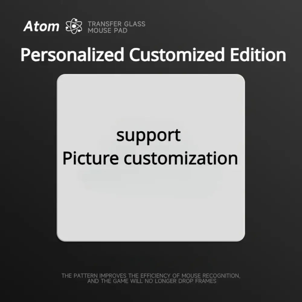 Tapis de Souris en Verre Personnalisable