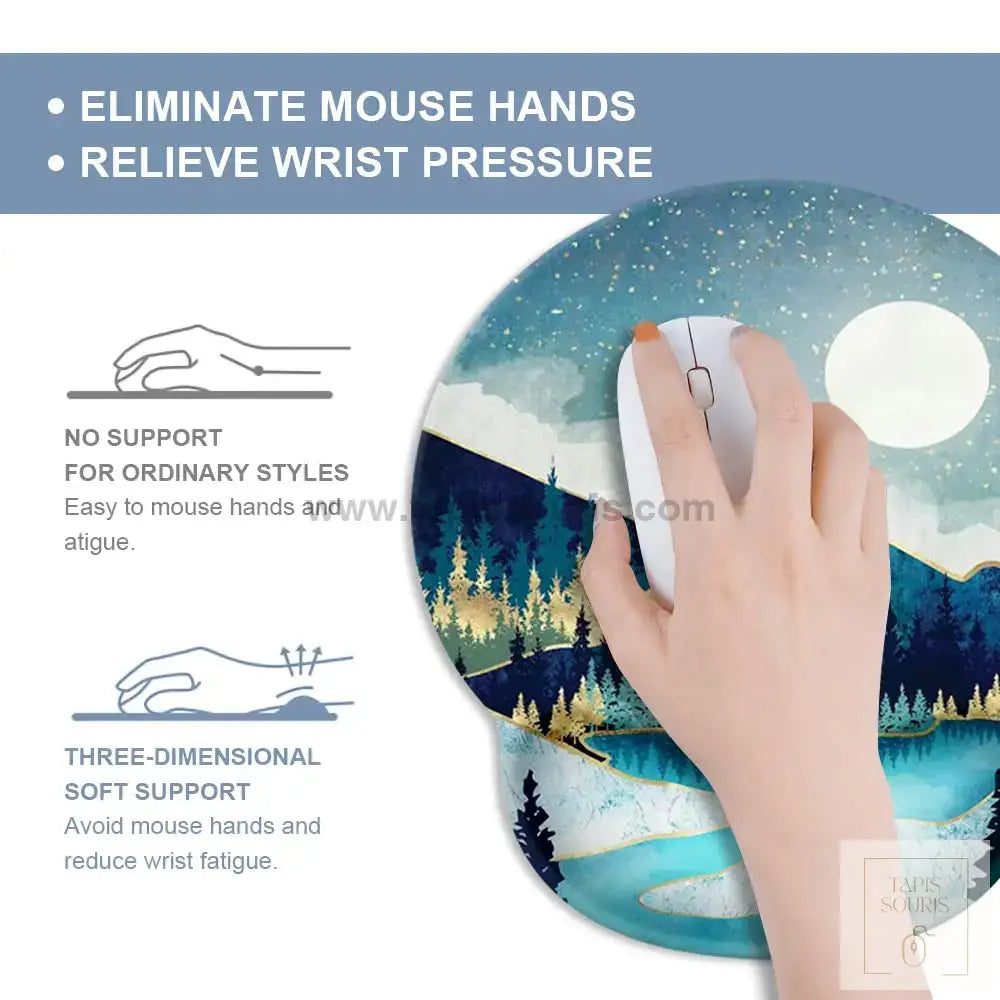 Tapis de Souris Ergonomique Personnalisé