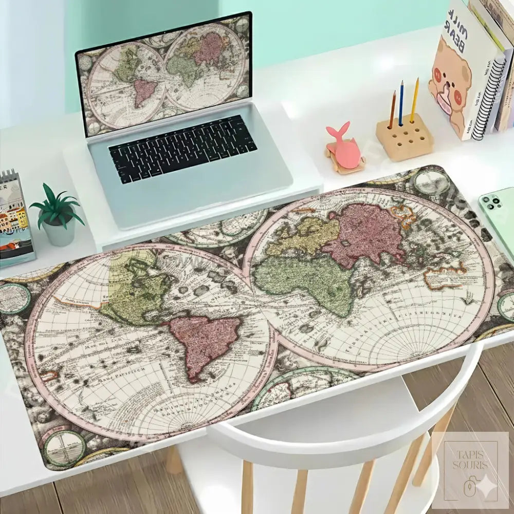 Tapis de Souris XXL Carte du Monde