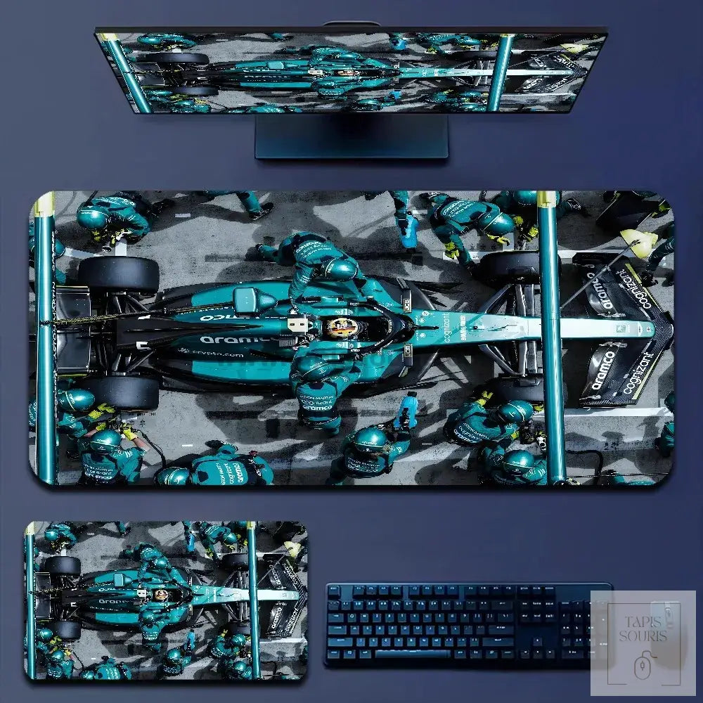 Tapis de Souris Gamer Formule 1 - 4 / 60x30cm x 2mm