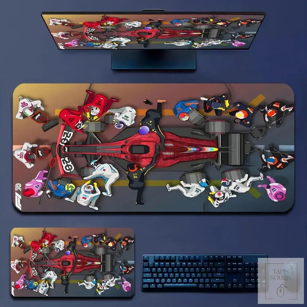 Tapis de Souris Gamer Formule 1 - 9 / 60x30cm x 2mm