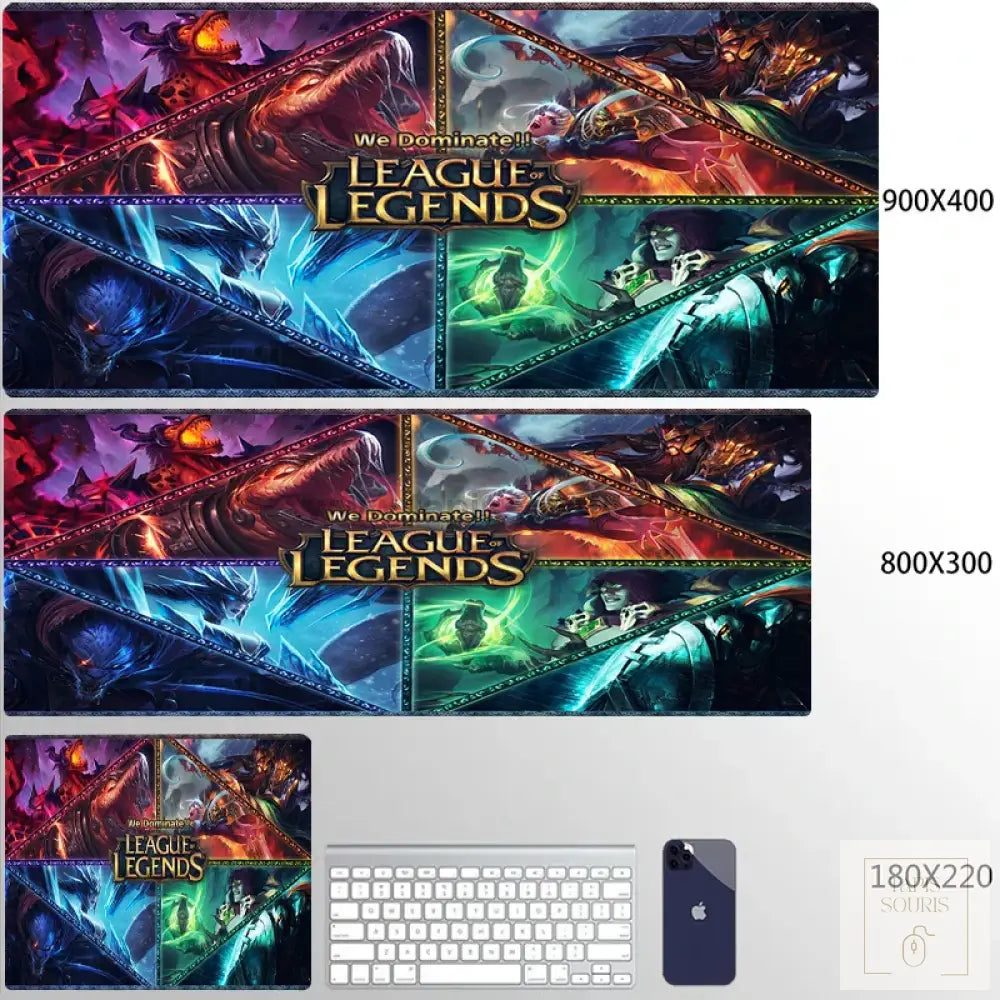 Tapis de Souris Gamer League of Legends