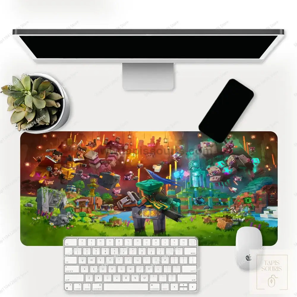 Tapis de Souris Gamer Minecraft