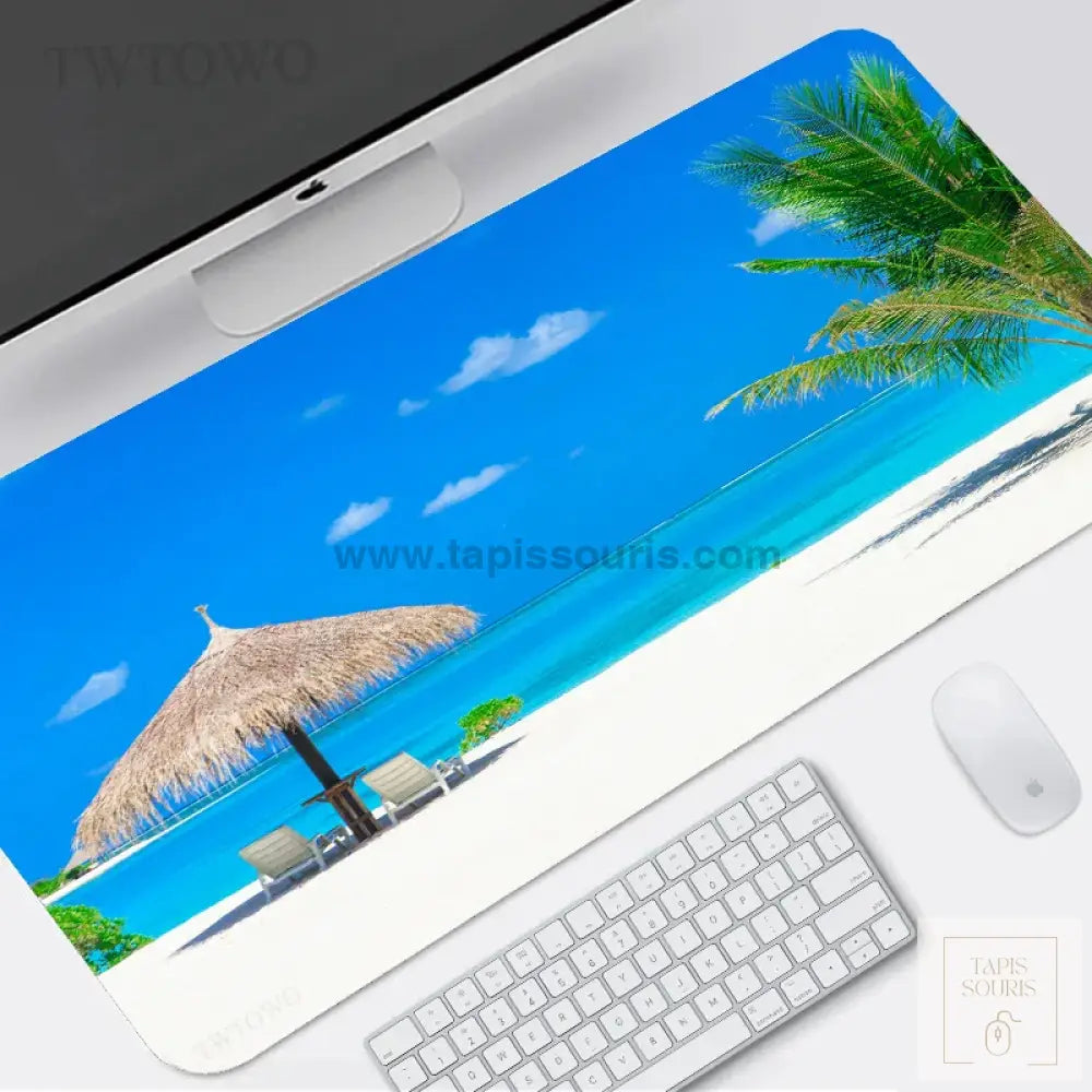 Tapis de Souris Gamer Plage - 2 / 60x30cm x 2mm