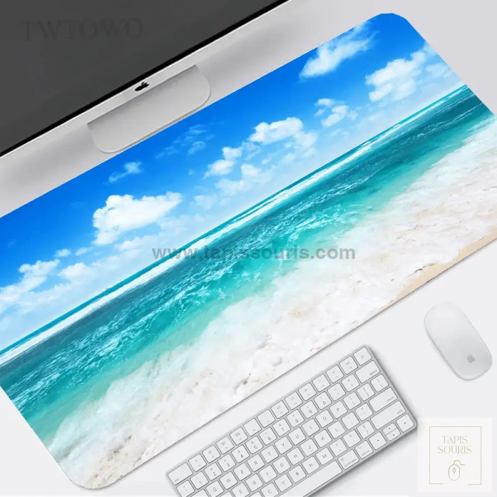 Tapis de Souris Gamer Plage - 8 / 60x30cm x 2mm