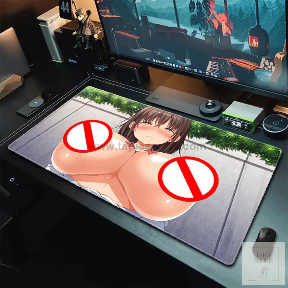 Tapis de Souris Gamer Seins - 10 / 60x30cm x 2mm