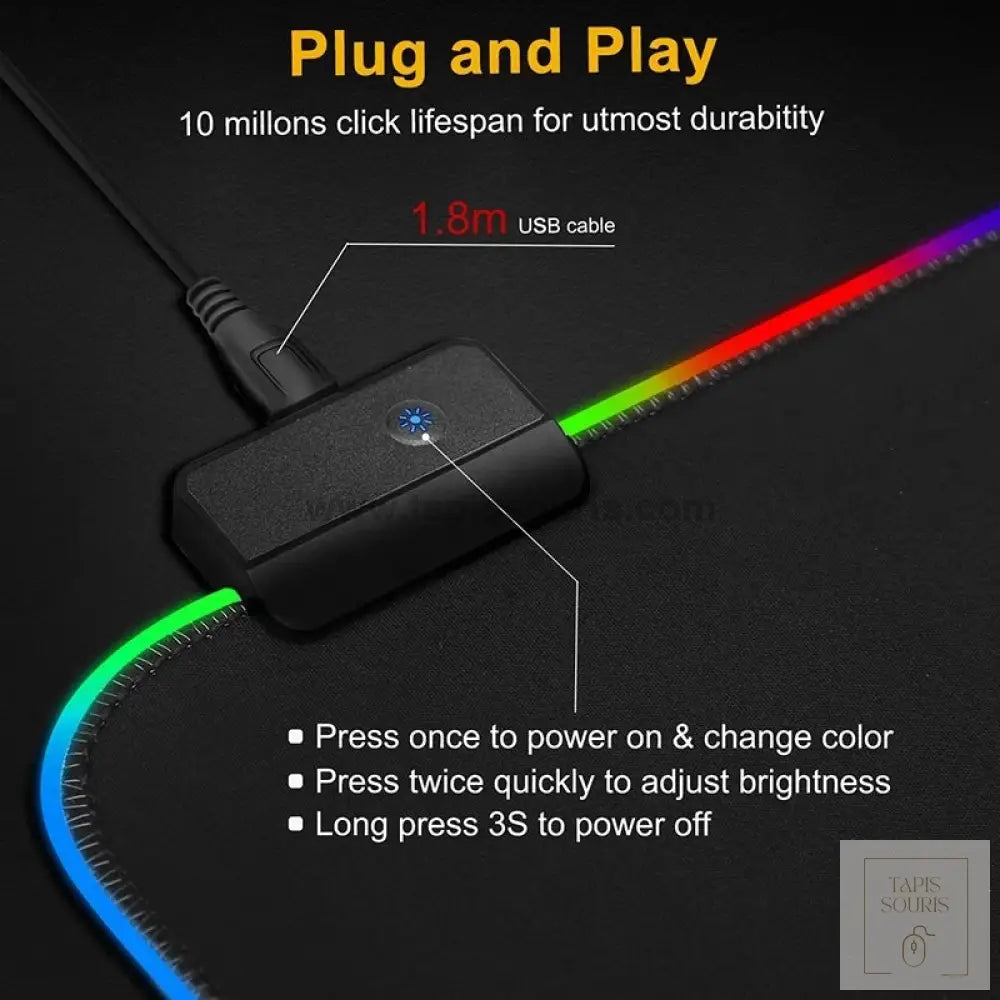 Tapis de Souris Lumineux