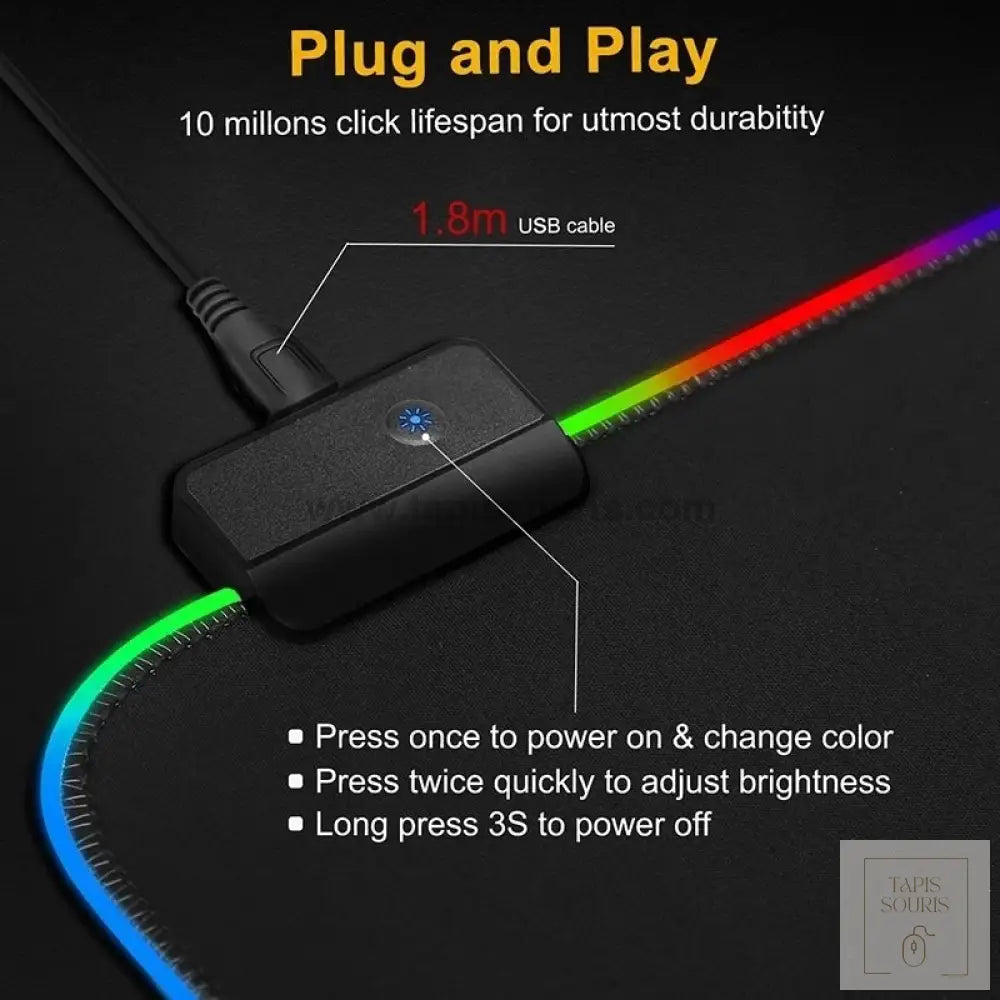 Tapis de Souris Lumineux