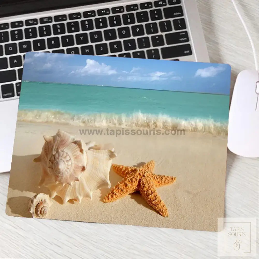 Tapis de Souris Plage - 4 / 29x25cm x 2mm