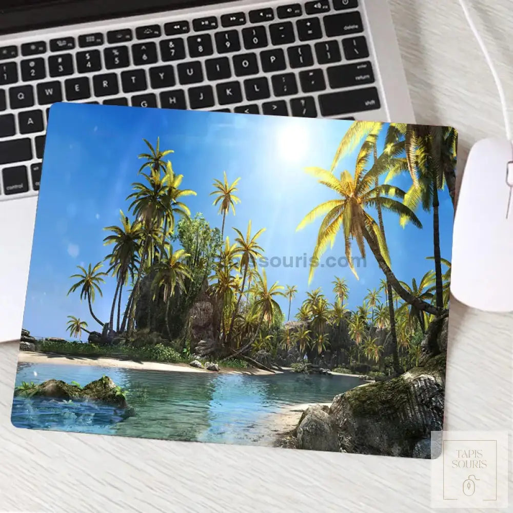 Tapis de Souris Plage - 9 / 29x25cm x 2mm