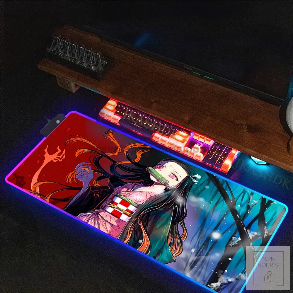 Tapis de Souris RGB Demon Slayer - 3 / 60x30cm x 4mm