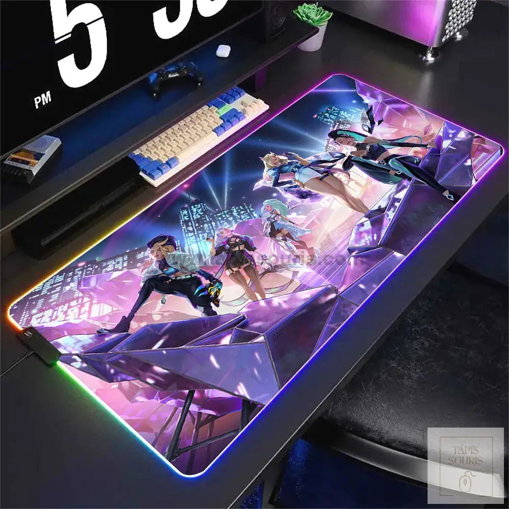 Tapis de Souris RGB League Of Legends - 10 / 35x25cm x 3mm - Petite taille