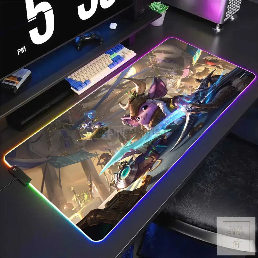 Tapis de Souris RGB League Of Legends - 11 / 35x25cm x 3mm - Petite taille