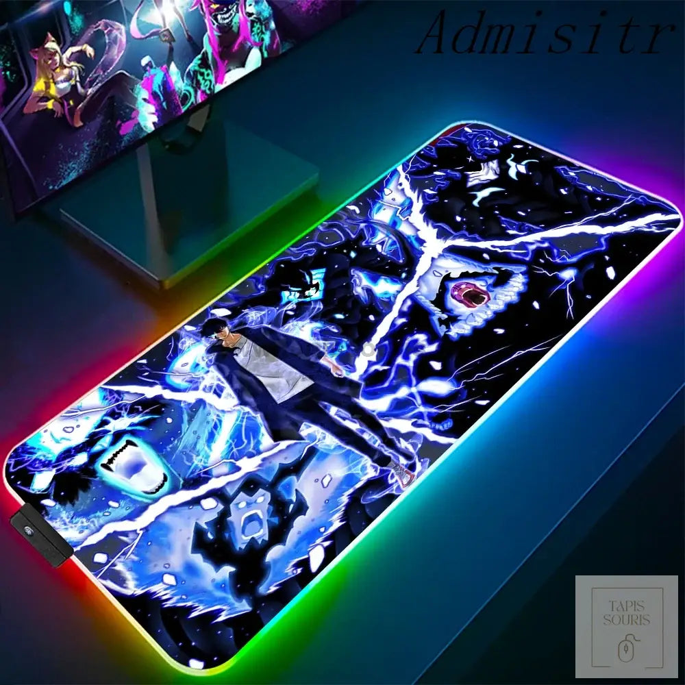 Tapis de Souris RGB Solo Leveling - 11 / 35x25cm x 3mm - Petite taille