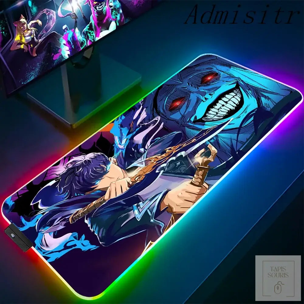 Tapis de Souris RGB Solo Leveling - 12 / 35x25cm x 3mm - Petite taille