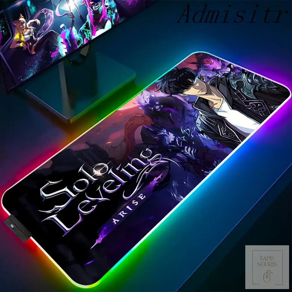 Tapis de Souris RGB Solo Leveling - 13 / 35x25cm x 3mm - Petite taille