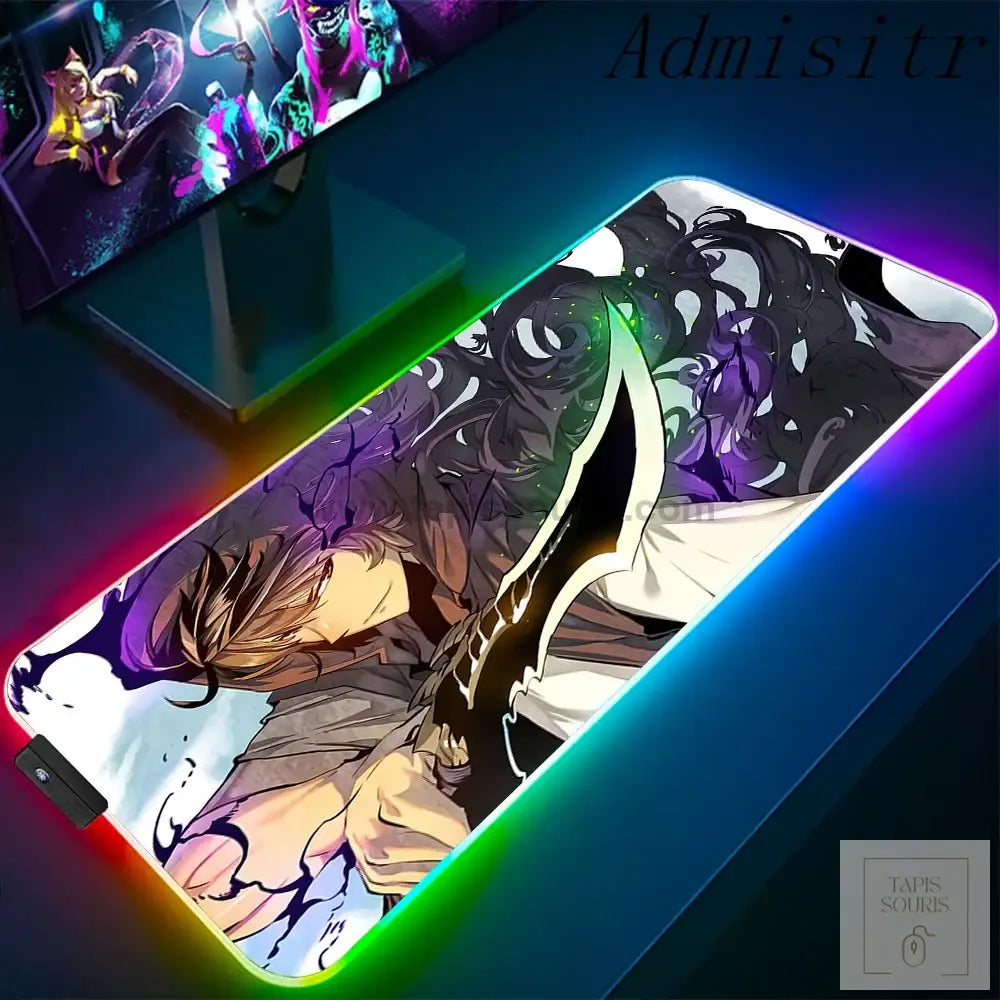 Tapis de Souris RGB Solo Leveling - 16 / 35x25cm x 3mm - Petite taille