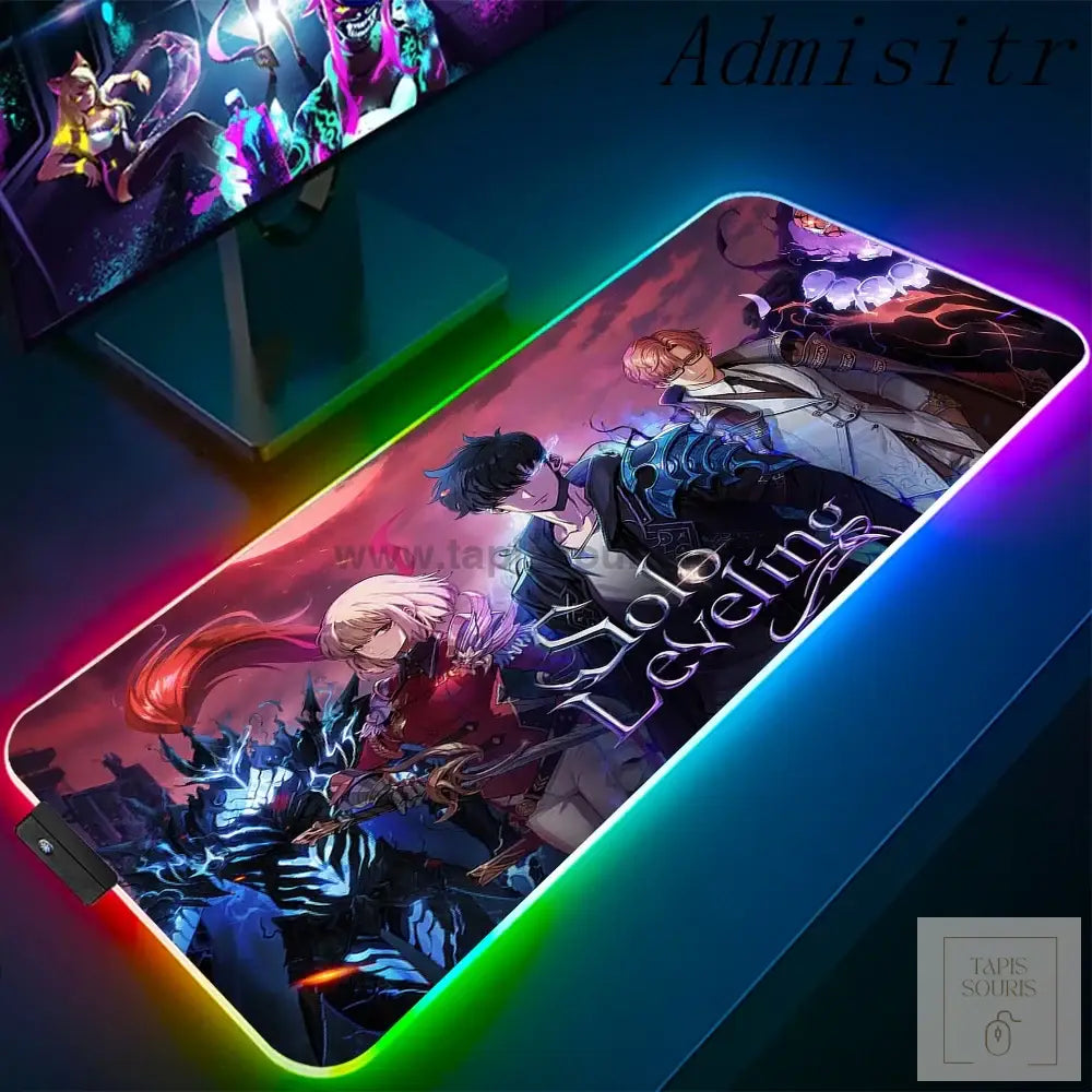 Tapis de Souris RGB Solo Leveling - 7 / 35x25cm x 3mm - Petite taille