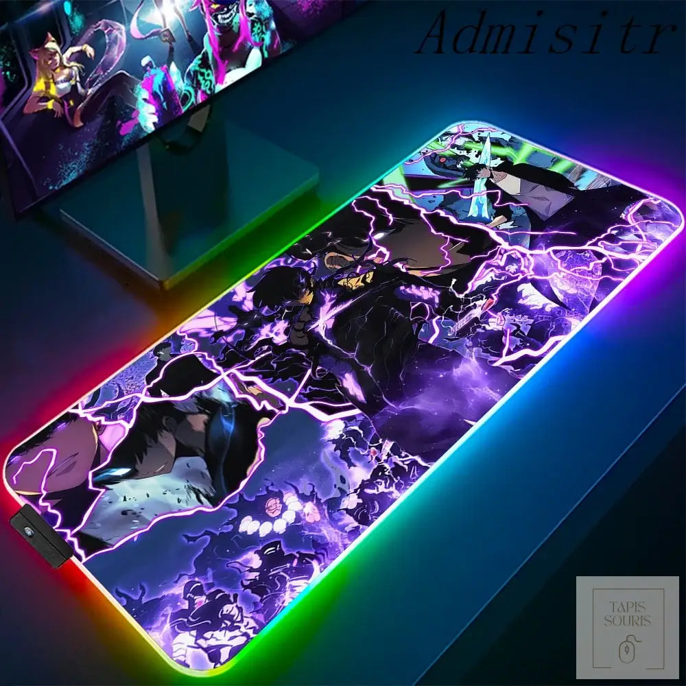 Tapis de Souris RGB Solo Leveling - 8 / 35x25cm x 3mm - Petite taille