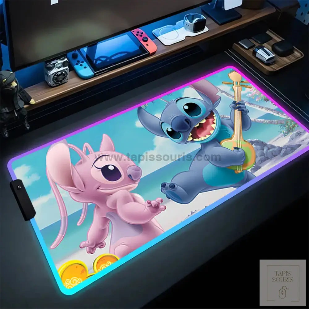 Tapis de Souris RGB Stitch - 13 / 35x25cm x 3mm - Petite taille