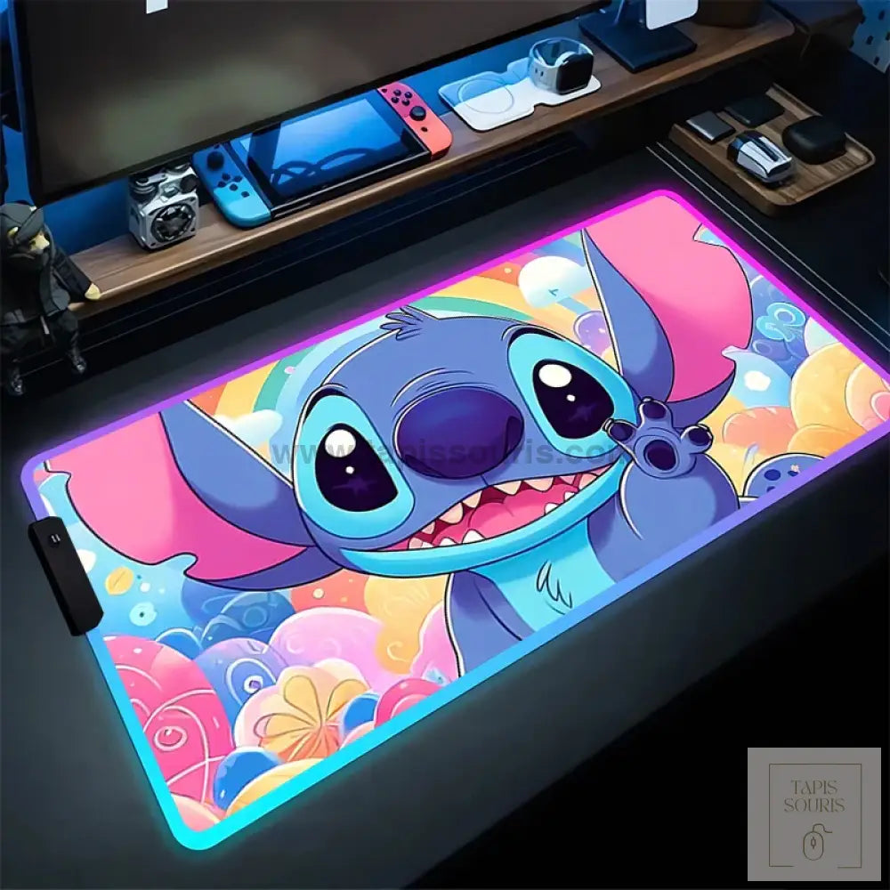 Tapis de Souris RGB Stitch - 15 / 35x25cm x 3mm - Petite taille