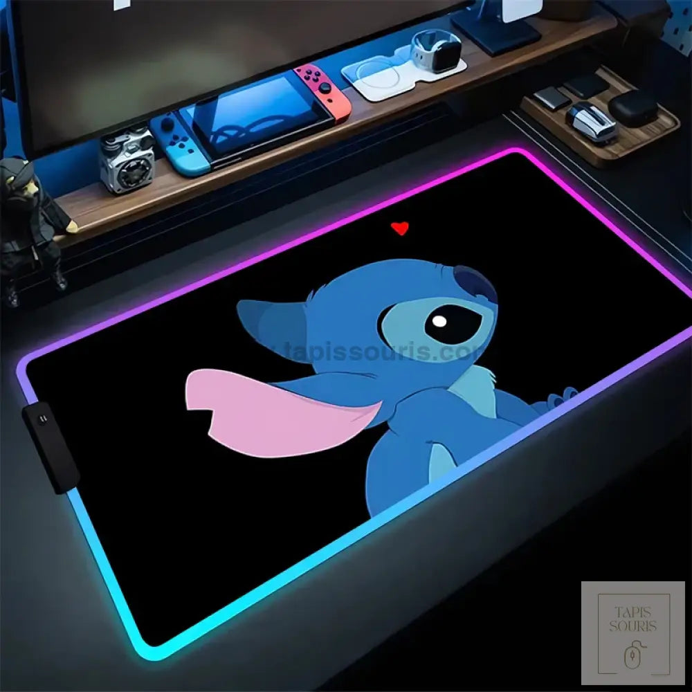 Tapis de Souris RGB Stitch - 16 / 35x25cm x 3mm - Petite taille