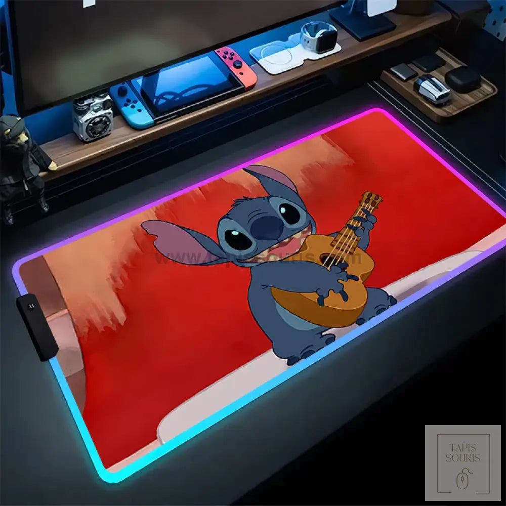 Tapis de Souris RGB Stitch - 17 / 35x25cm x 3mm - Petite taille