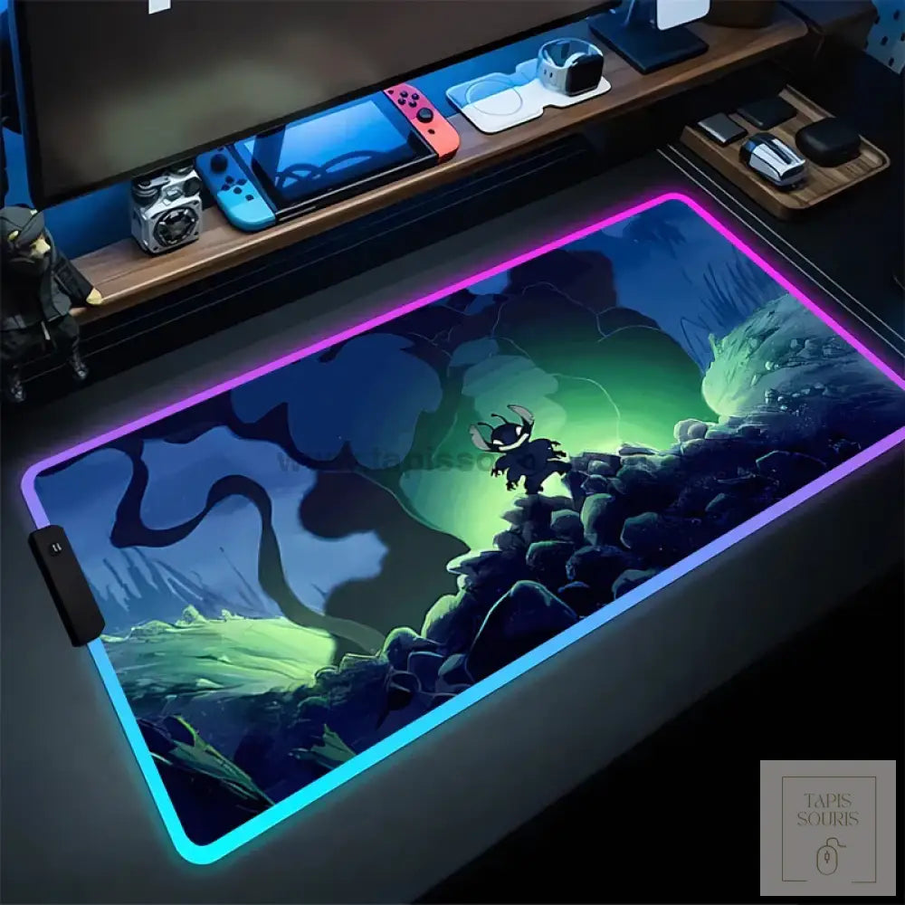 Tapis de Souris RGB Stitch - 18 / 35x25cm x 3mm - Petite taille