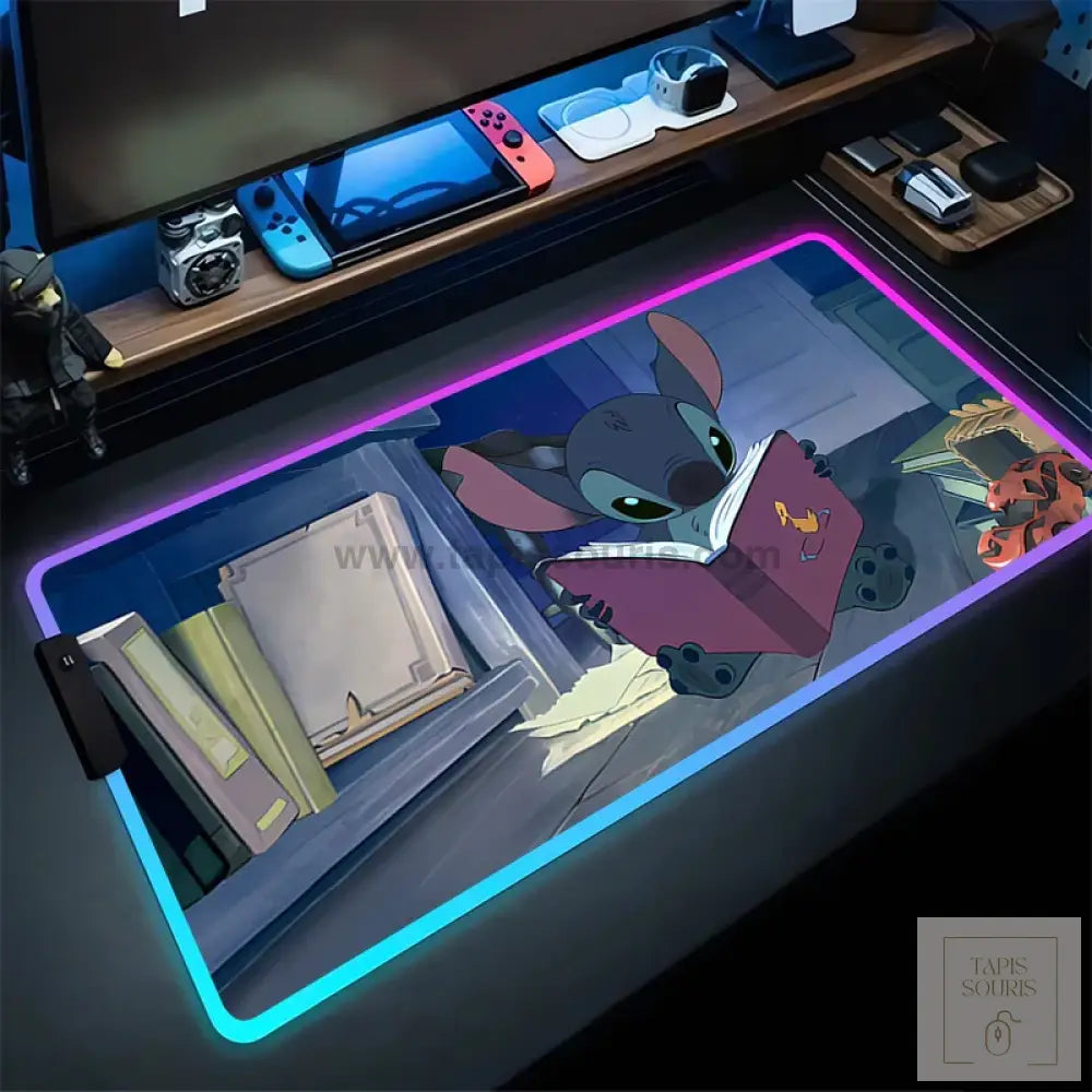 Tapis de Souris RGB Stitch - 19 / 35x25cm x 3mm - Petite taille