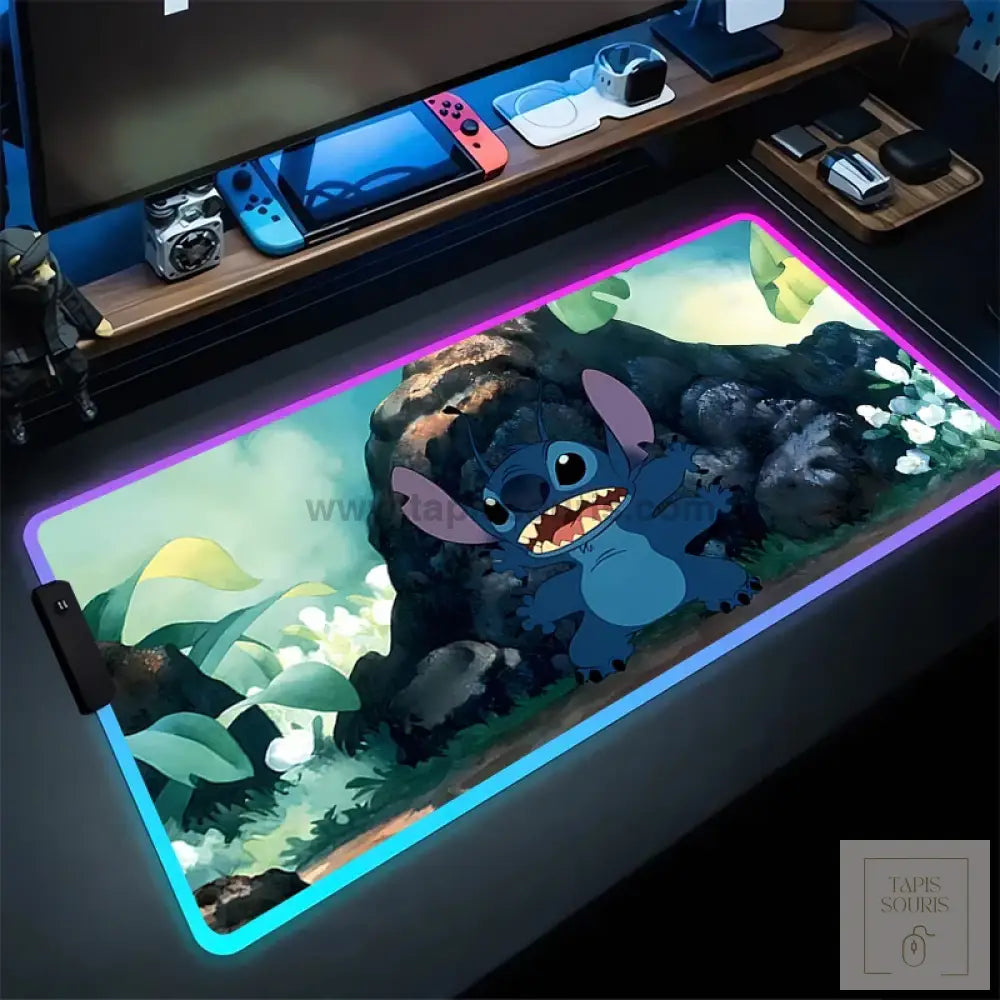 Tapis de Souris RGB Stitch - 20 / 35x25cm x 3mm - Petite taille
