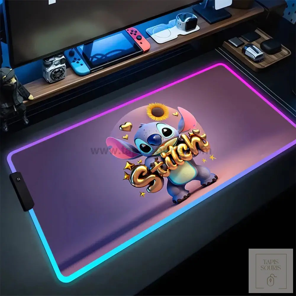Tapis de Souris RGB Stitch - 3 / 35x25cm x 3mm - Petite taille
