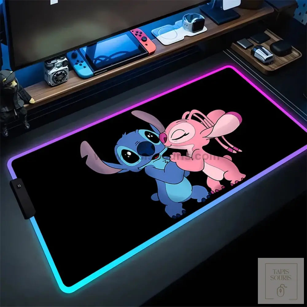 Tapis de Souris RGB Stitch - 8 / 35x25cm x 3mm - Petite taille