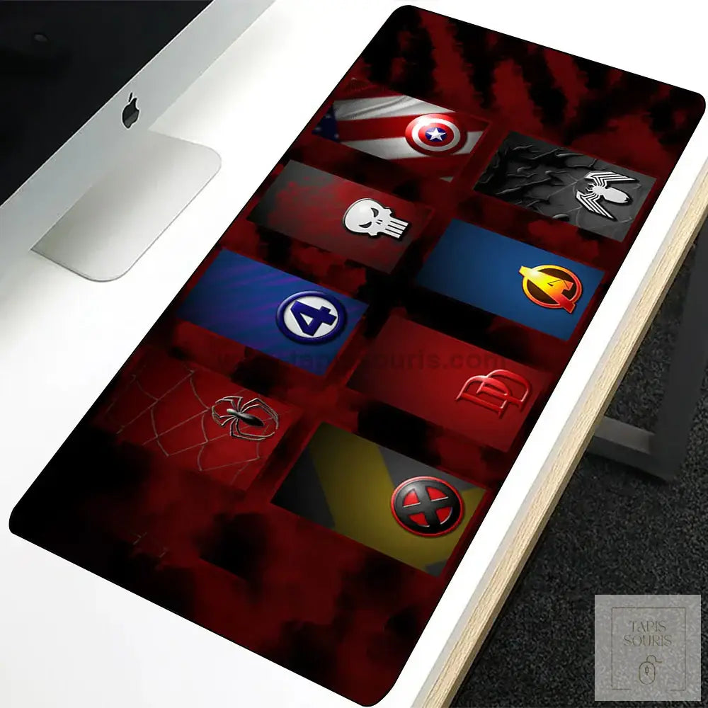 Tapis de souris XXL Captain America - 14 / 60x30cm x 2mm