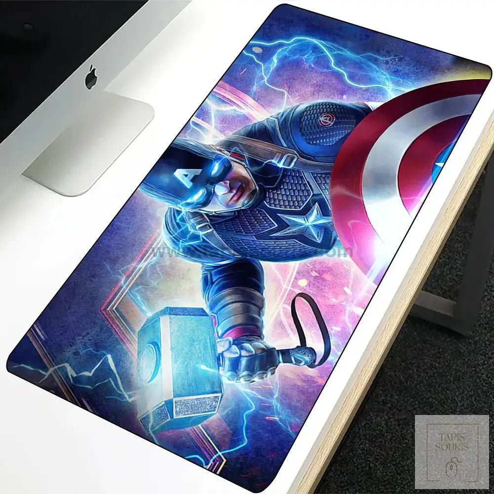 Tapis de souris XXL Captain America - 2 / 60x30cm x 2mm