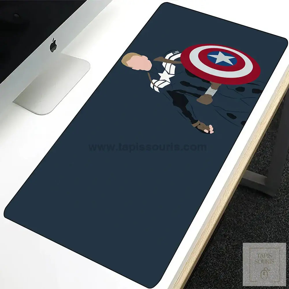 Tapis de souris XXL Captain America - 20 / 60x30cm x 2mm