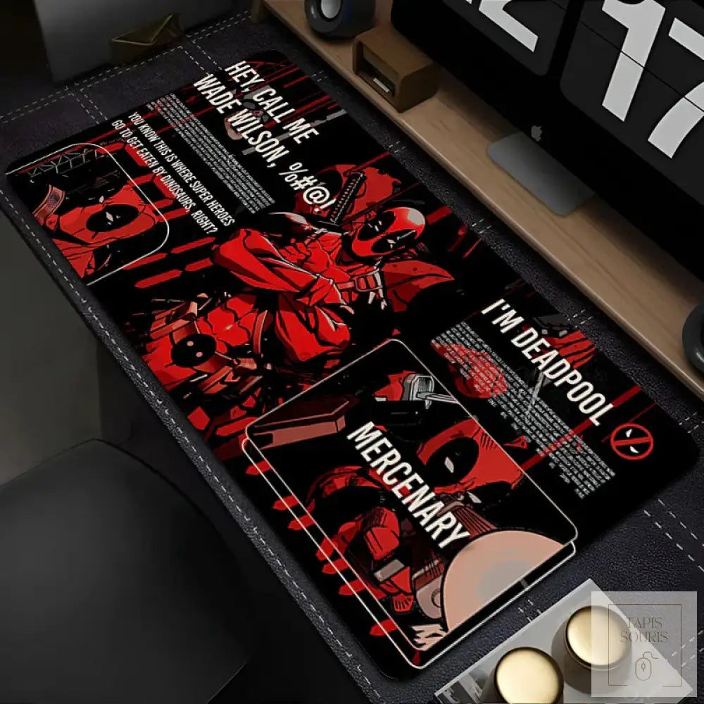 Tapis de Souris XXL Deadpool - 21 / 60x30cm x 2mm