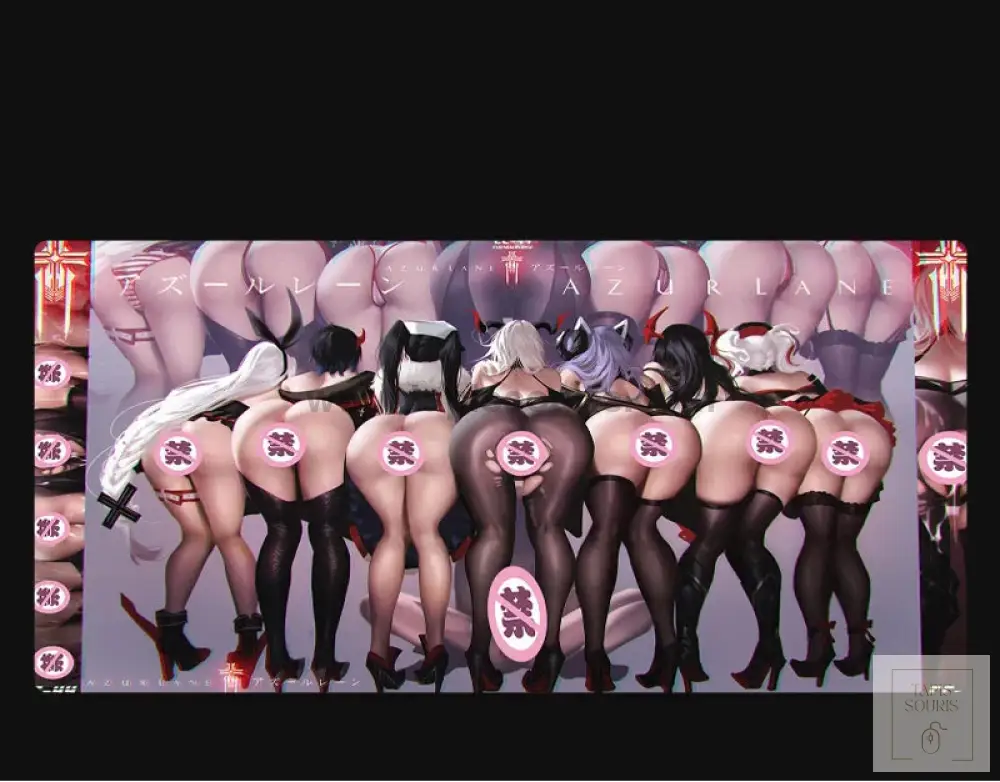 Tapis de Souris XXL Hentai - 3 / 60x30cm x 2mm