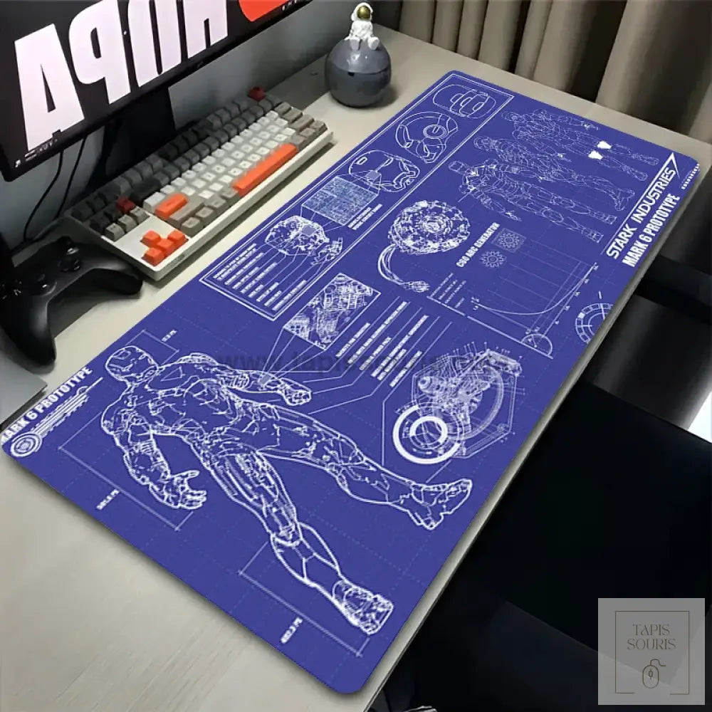Tapis de souris XXL Iron Man