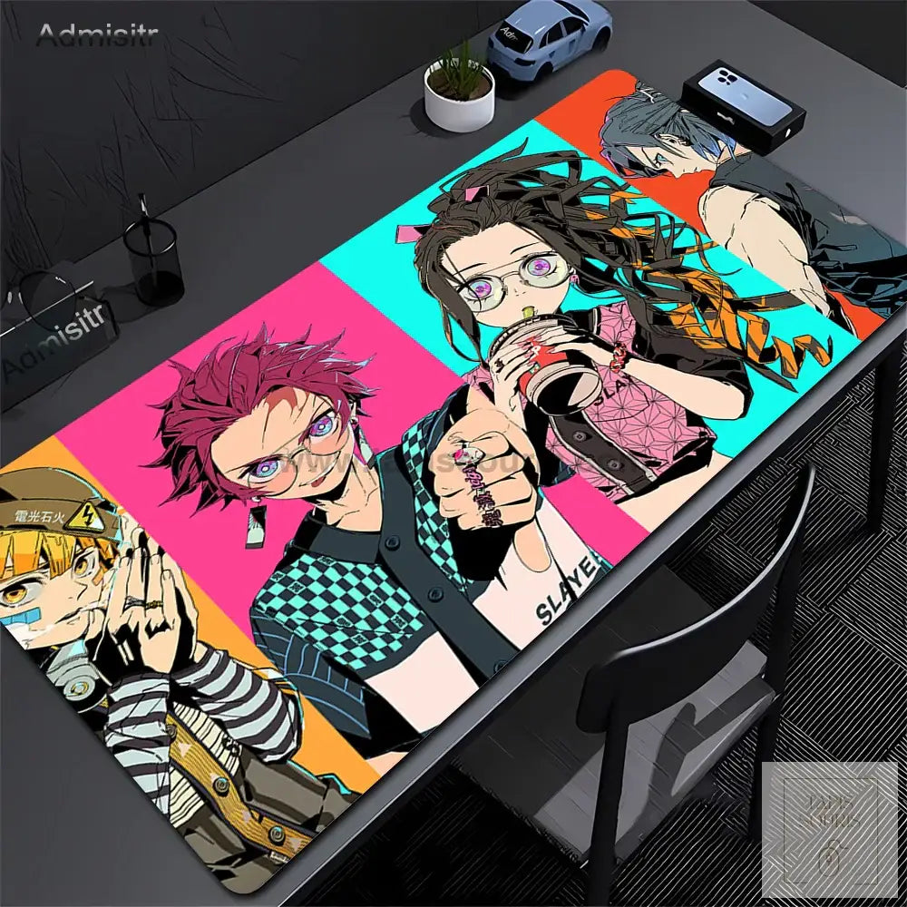 Tapis de Souris XXL Kimetsu No Yaiba - 10 / 60x30cm x 2mm
