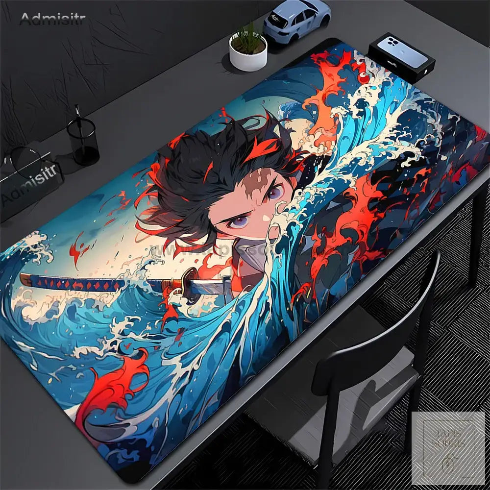Tapis de Souris XXL Kimetsu No Yaiba - 9 / 60x30cm x 2mm