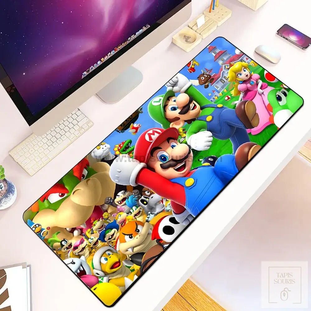Tapis de Souris XXL Mario - 9 / 60x30cm x 2mm