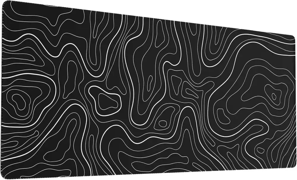 Tapis de Souris XXL Noir et Blanc - Tapis Souris