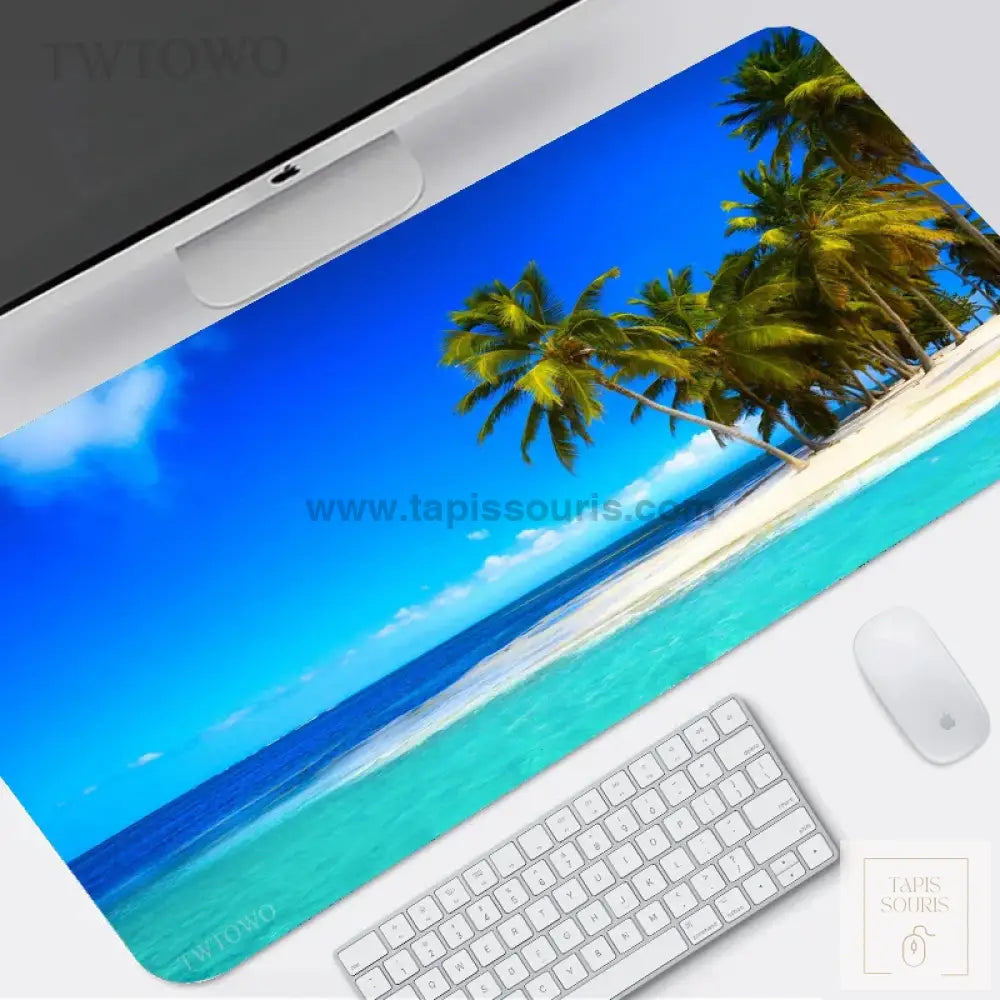 Tapis de Souris XXL Plage - 7 / 60x30cm x 2mm