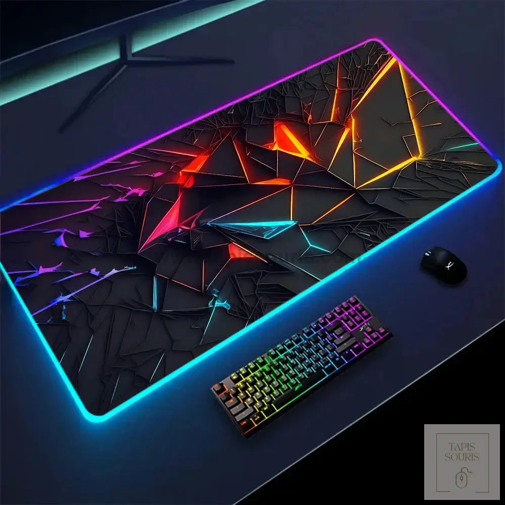 Tapis de Souris XXL RGB - 3 / 35x25cm x 3mm - Petite taille